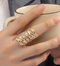 Rotatable Gold Plated Ring